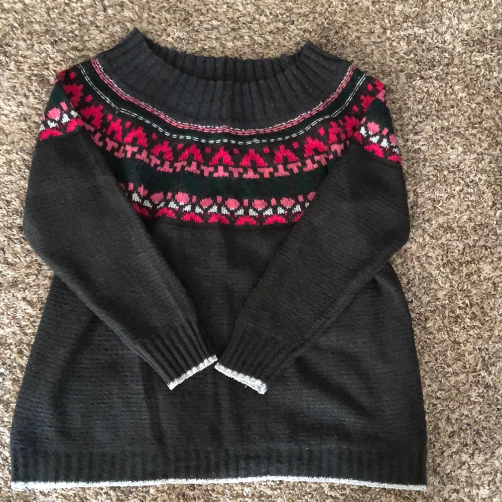 Maurice’s Jingle Bells Sweater w Metallic Thread Accents Sz 1x